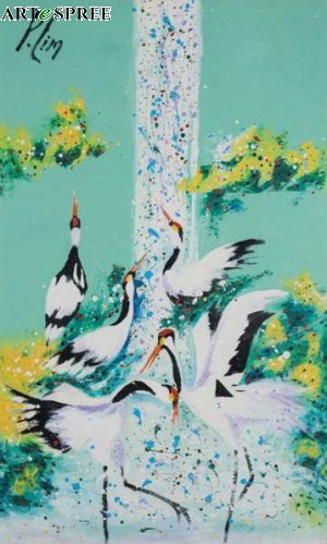 Dato' Dr. PHS Lim - Red Crowned Cranes at the Spring 